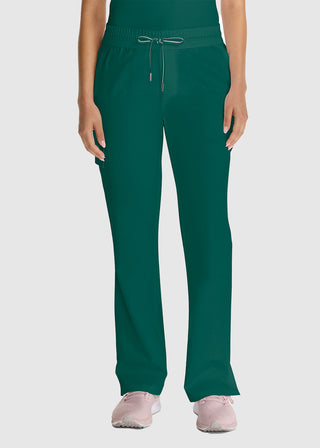Healing Hands HH QUEST Mid Rise Drawstring Women's Straight petite Leg Pant