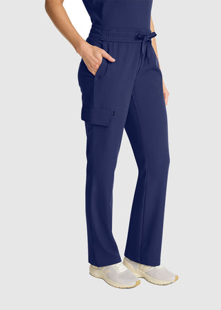Healing Hands HH QUEST Mid Rise Drawstring Women's Straight petite Leg Pant