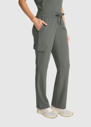 Healing Hands HH QUEST Mid Rise Drawstring Women's Straight petite Leg Pant