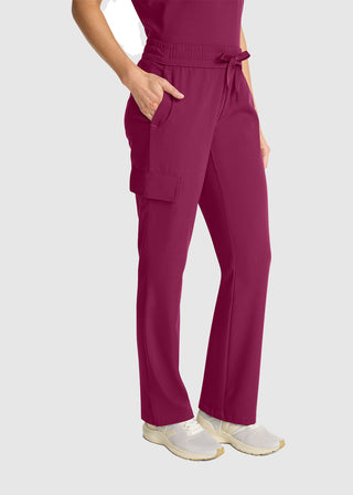 Healing Hands HH QUEST Mid Rise Drawstring Women's Straight petite Leg Pant