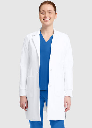 Healing Hands Womens Dental Lab Coat in White