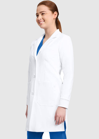 Healing Hands Womens Dental Lab Coat in White