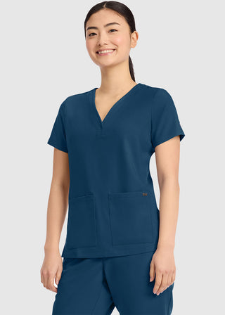 Healing Hands HH QUEST Women's Pocket Y-Neck Top