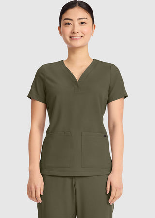 Healing Hands HH QUEST Women's Pocket Y-Neck Top