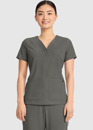 Healing Hands HH QUEST Women's Pocket Y-Neck Top