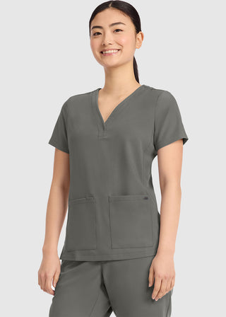 Healing Hands HH QUEST Women's Pocket Y-Neck Top