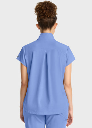 Healing Hands HH QUEST Women's Partial Zip Stand Collar Top
