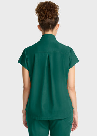 Healing Hands HH QUEST Women's Partial Zip Stand Collar Top