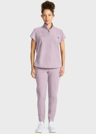 Healing Hands HH QUEST Women's Partial Zip Stand Collar Top