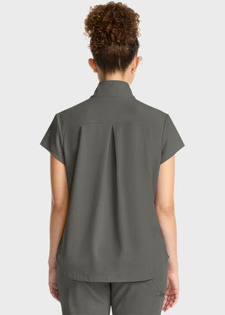 Healing Hands HH QUEST Women's Partial Zip Stand Collar Top