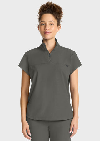 Healing Hands HH QUEST Women's Partial Zip Stand Collar Top