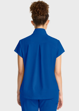 Healing Hands HH QUEST Women's Partial Zip Stand Collar Top