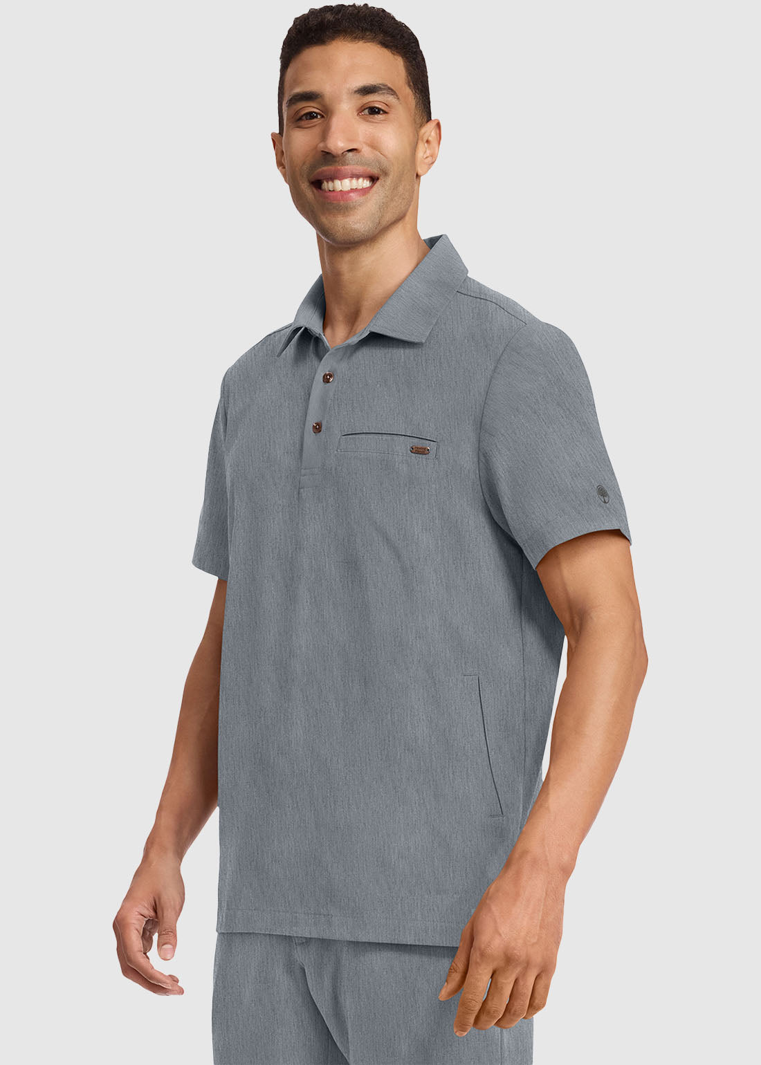 Healing Hands HH759 HH QUEST Pocket Polo Collar Top For Mens