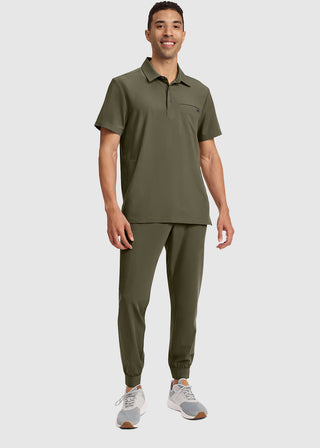 Healing Hands HH QUEST Men's Pocket Polo Collar Top