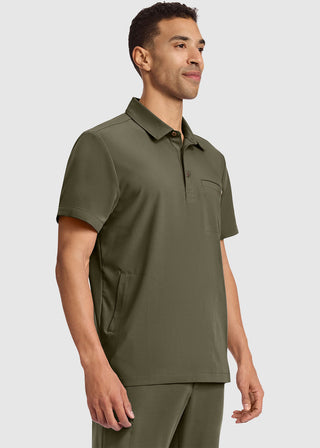Healing Hands HH QUEST Men's Pocket Polo Collar Top