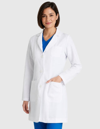 Labcoat HQ Women's 32 Inch Three Pocket Cotton Lab Coat