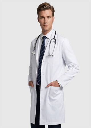 Labcoat HQ Men's 38 Inch 3 Button Lab Coat