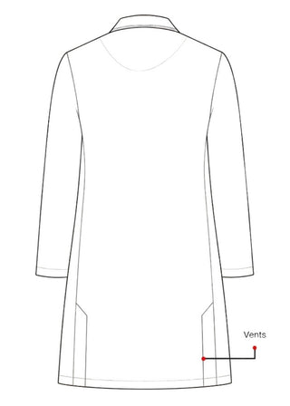 Labcoat HQ Women's 4-Pocket 35 Inch Cotton Lab Coat