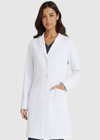 Labcoat HQ Women's 3 Pocket 34" 4-Button Lab Coat