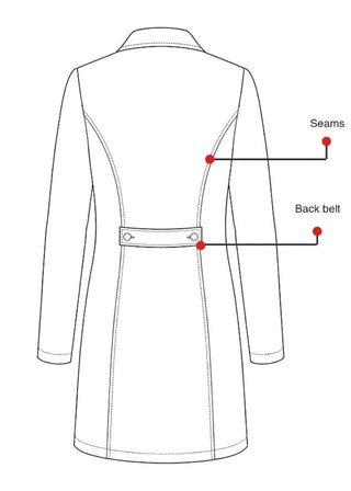 Labcoat HQ Women's 36" Slim-Fit Cotton Lab Coat
