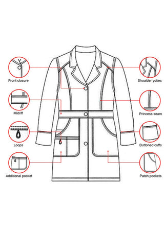 Labcoat HQ Women's 32" Perfection Cotton Lab Coat