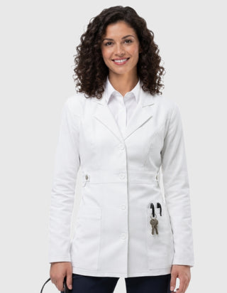 Labcoat HQ Women's 28" Tab-Waist 100% Cotton Lab Coat