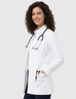 Labcoat HQ Women's 28" Tab-Waist 100% Cotton Lab Coat