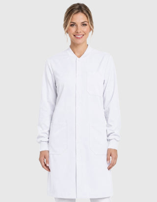 Labcoat HQ Unisex 40" Snap Front 100% Cotton Lab Coat