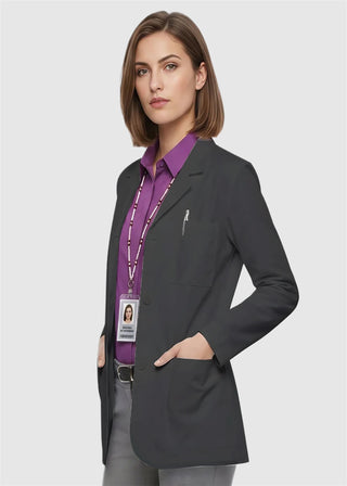 Labcoat HQ 28'' Ladies Expandable iPad Consultation Lab Coat