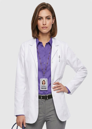 Labcoat HQ 28'' Ladies Expandable iPad Consultation Lab Coat