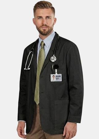 Labcoat HQ 30'' Men's Expandable iPad Consultation Lab Coat