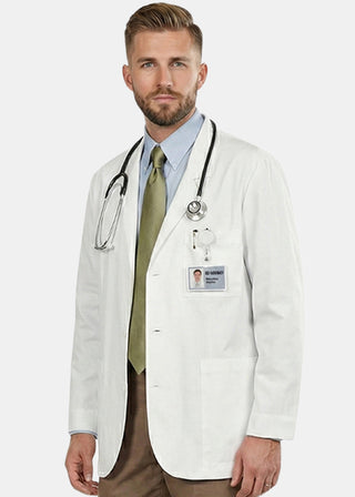 Labcoat HQ 30'' Men's Expandable iPad Consultation Lab Coat