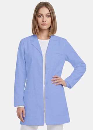 Labcoat HQ 32 Inches Ladies Trench Style Short Lab Coat