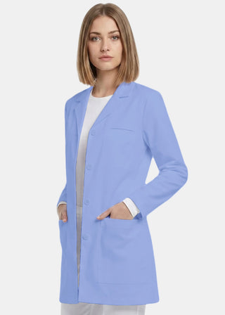 Labcoat HQ 32 Inches Ladies Trench Style Short Lab Coat