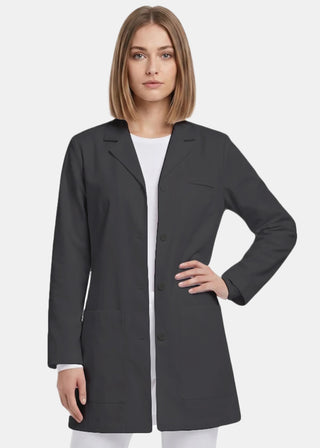 Labcoat HQ 32 Inches Ladies Trench Style Short Lab Coat