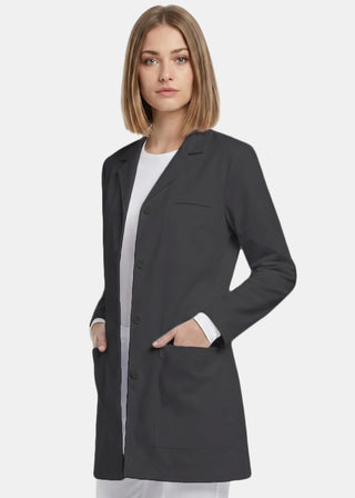 Labcoat HQ 32 Inches Ladies Trench Style Short Lab Coat