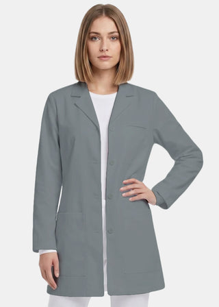 Labcoat HQ 32 Inches Ladies Trench Style Short Lab Coat