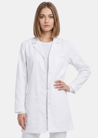 Labcoat HQ 32 Inches Ladies Trench Style Short Lab Coat