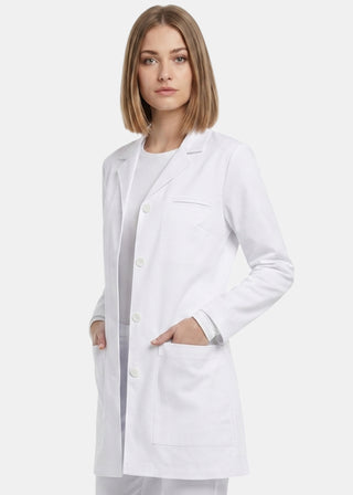 Labcoat HQ 32 Inches Ladies Trench Style Short Lab Coat