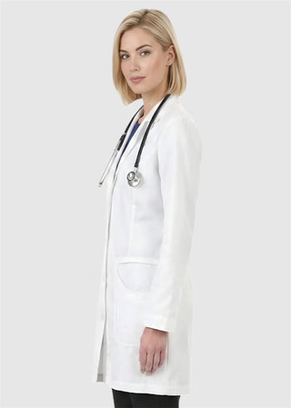 Labcoat HQ Women's 33 Inch High Collar Stretch Lab Coat