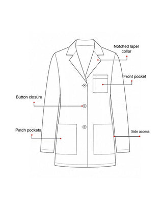 Labcoat HQ Unisex 100% Cotton Lab Coat