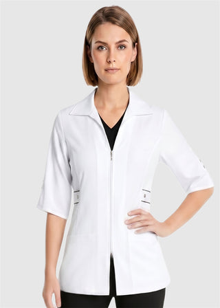 Labcoat HQ Women's Half Sleeve Contrast Trim Jacket