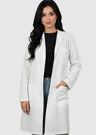 Labcoat HQ Unisex Classic Cotton Long White Lab Coat