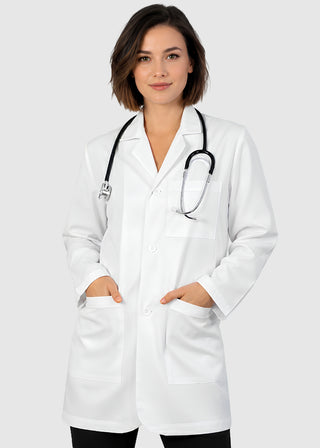 Labcoat HQ Unisex 31 Inches Cotton White Consultation Coat