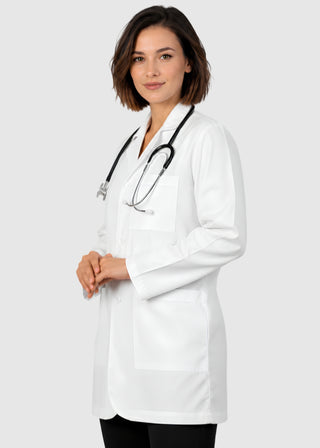 Labcoat HQ Unisex 31 Inches Cotton White Consultation Coat