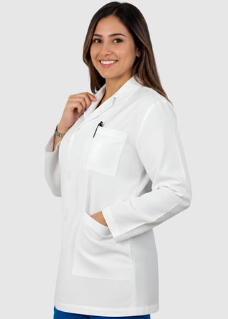 Labcoat HQ Unisex Three Pockets Cotton White Lab Coat