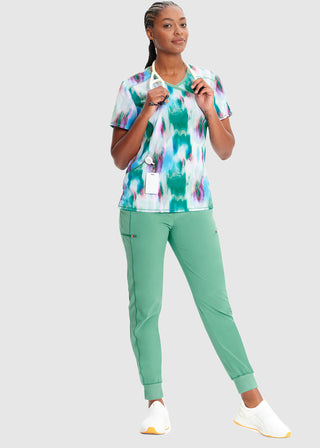 Cherokee Women's Auroras Mock Wrap Top