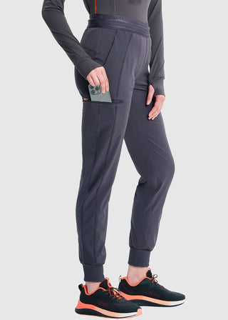 Infinity GNR8 Women's Mid-Rise Jogger Scrub Petite Pant