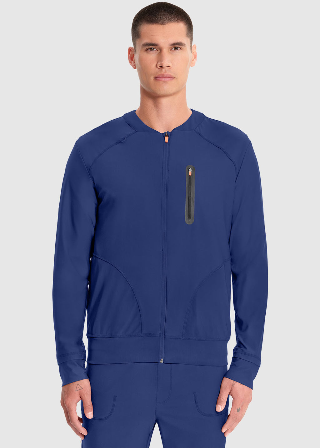 Infinity Kinetic IN322A Knit Zip Front Jacket For Men