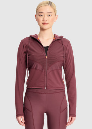 Infinity Kinetic Women's Mesh Zip Front Crop Jacket